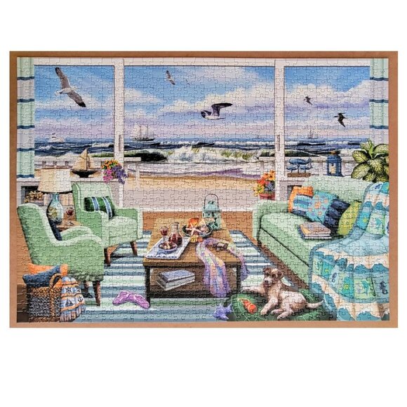 BEACHFRONT GETAWAY by Ravensburger JIGSAW PUZZLE 1000 pieces - Picture 2 of 8